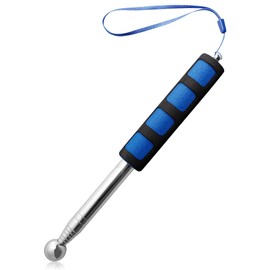 GLADFRESIT Retractable Hollowing Drum Hammer, Thickened Detecting Hammer, Professional Telescopic Rod Hammer for Tile Wall House Inspection