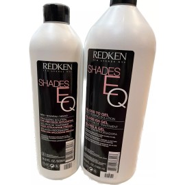 REDKEN Shades EQ Gloss to Gel Processing Solution 16.9oz/33.8oz( - ShadesEQ 16.9 oz