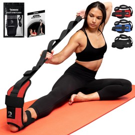 Yoga Gurt Faszienstrecker - Yoga Strap - Yogagurt Faszien Strecker Wadenstrecker & Fußstrecker bei Plantarfasziitis Muskelverspannung Knöchelverletzung - Übungsschlaufe zum Dehnen der Beinmuskulatur