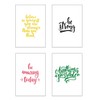 20 Eco-Friendly Blank Motivational Affirmation Greeting Cards Made from Recycled