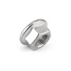 ALEOED 4 Pieces M12 x 1.25mm Pitch Serrated Flange Nut