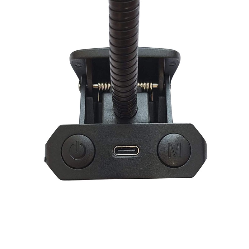 Extra Wide Clip-On Music Stand Orchestra Light- 18 LED Rechargeable