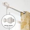Deco Window Adjustable Curtain Rod for Windows 44 to 120