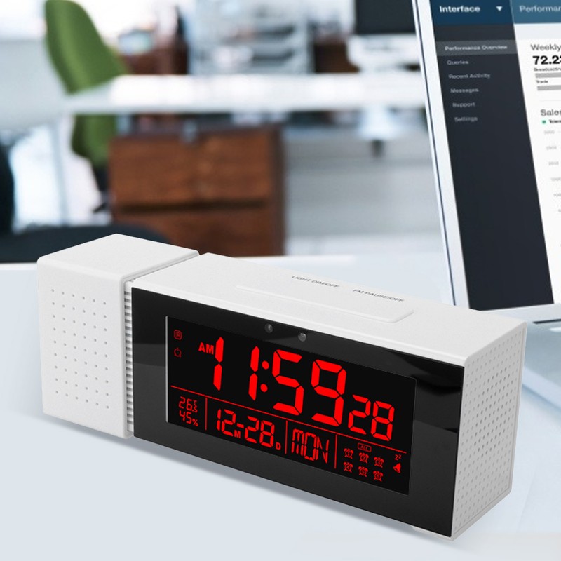 TSP30 Night Light Digital Clock Alarm with FM Radio Temperature