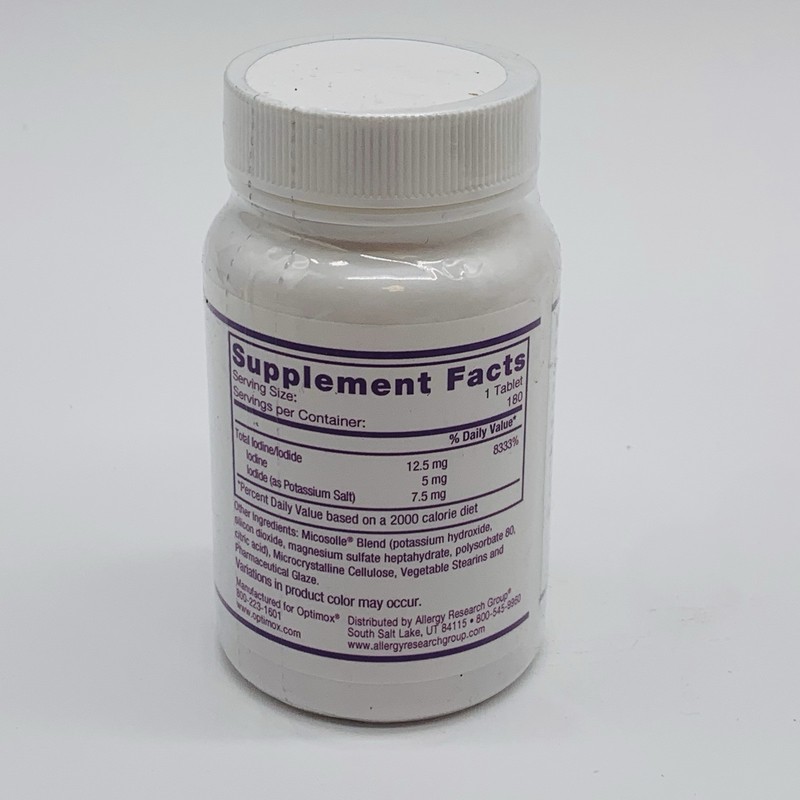 Iodoral?? IOD-12.5 High Potency Iodone 90 Tablets Optimox SEALED