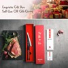 HEZHEN 5.8 inch Multi-purpose Honesuki Knife,10Cr15CoMoV Steel Core,Triple-layer Composite Steel,Redwood