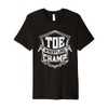 Toe Wrestling Champ Badge Vintage Style Premium T-Shirt