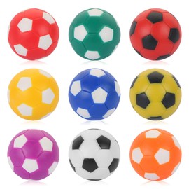 TOSAMZOO 9 Pack Foosball Table Replacement Foosballs, 1.42 Inch/36mm Table Soccer Balls for Foosball Accessory Replacements Multicolor Football Themed Gifts (9 Colors)