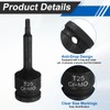 HARFINGTON 1/2" Drive Torx Bit Socket T25 Impact 6 Point