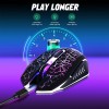 LuLabboard Wireless Gaming Mouse RGB 2400DPI Rechargeable Silent 6-Button -