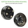 Golf Cart Heavy Duty Split Brake Drum and Rear Wheel