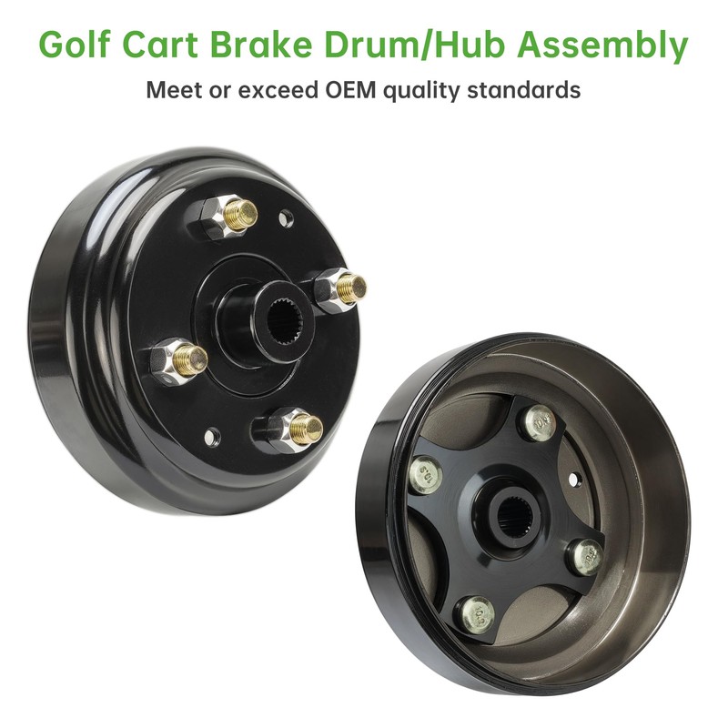 Golf Cart Heavy Duty Split Brake Drum and Rear Wheel
