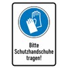 Daged Please Wear Protective Gloves Sticker 23 x 16 cm