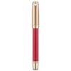 Jinhao 92 Pluma estilográfica roja punta media, metal sólido con