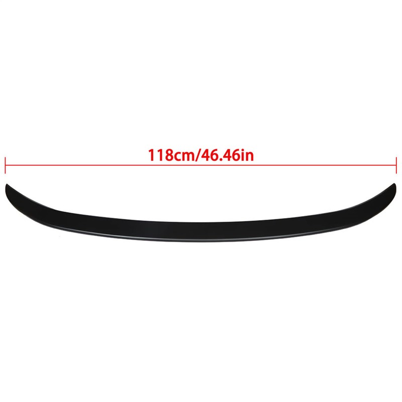 Rear Trunk Spoiler Wing Matte Black OEM Factory Style Replacement