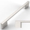 Amerdeco 10 Pack Brushed Satin Nickel Cabinet Pulls - 5