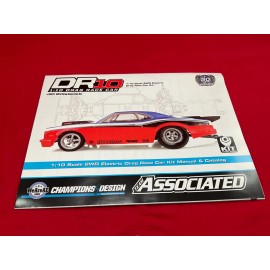 TEAM ASSOCIATED DR10 DRAG CAR TEAM KIT OWNERS MANUAL / INSTRUCTIONS  DIRECTIONS