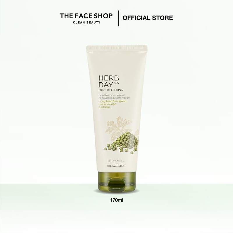 THE FACE SHOP Herb Day 365 Master Blending Foaming Cleanser