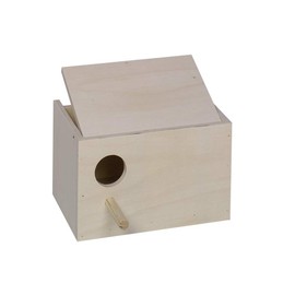 Nobby Budgie Nesting Box Hole Left; 22 x 16 x 14 cm