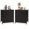 SMUG 2 Drawer Dresser Nightstand Pack Of 2 Bedroom Storage