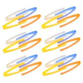SUPVOX 24pcs Outdoor Flat Head Tweezers Set for Kids Mini Plastic Tongs for Fine Motor Skills Training for Crafts and Experiments Toddler-Friendly Tools