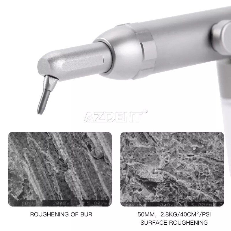 AZDENT Dental Aluminum Oxide Micro Blaster Microetcher Sandblasting System 4Holes