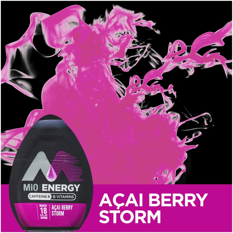 MIO Energy Liquid Enhancer Acai Berry Storm 1.62 Ounce (PACK