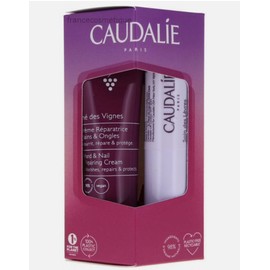 Caudalie Duo Thé des Vignes Hand & Nail Repairing Cream 30ml + Lips Stick 4.5g
