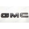 Auto Front Rear Black USA Flag Emblem Overlay 2019-2025 GMC
