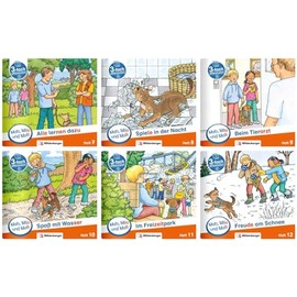 Paket – Mats, Mila und Molli – Heft 7–12, Schwierigkeitsstufe C: Eine Geschichte in drei Schwierigkeitsstufen