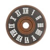 KD89 Dark Brown Wooden Cuckoo Clock with Roman Numerals Made