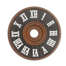 KD89 Dark Brown Wooden Cuckoo Clock with Roman Numerals Made in Germany - Choice of Size (60mm)