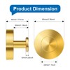 EASETROL Gold Suction Cup Hooks for Shower, Heavy Duty Wreaths