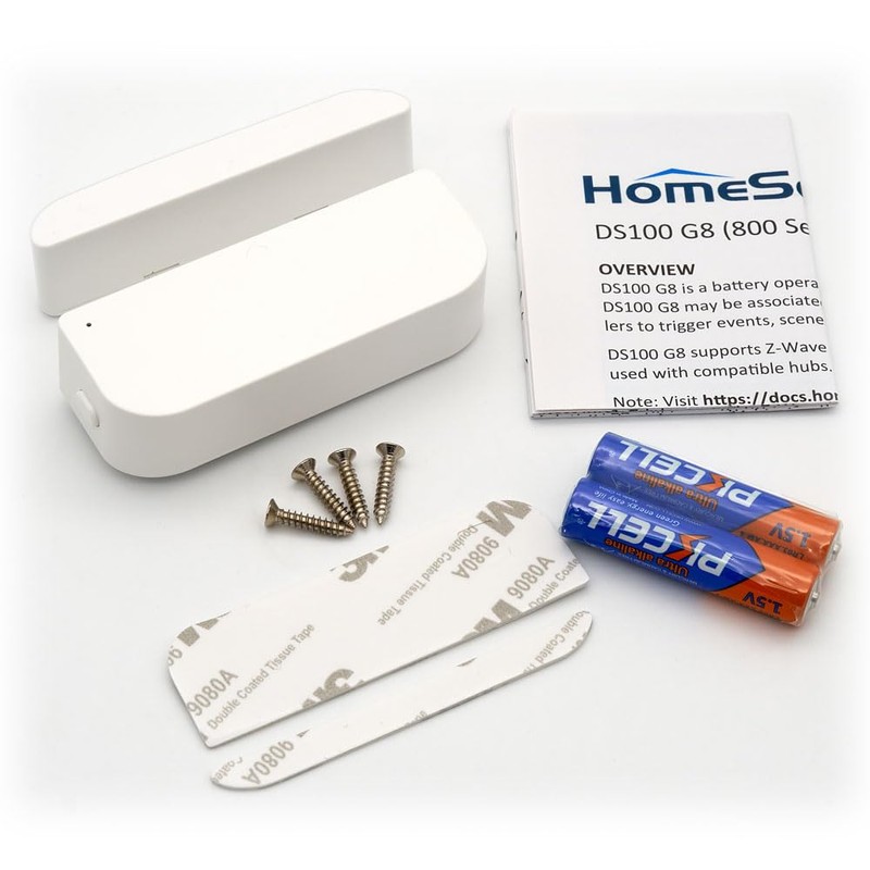 HomeSeer Smart Door & Window Sensor (DS100 G8), 800 Series