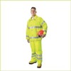 Rain Suit, Class 3, Hi-Vis YLW/Grn, S/M