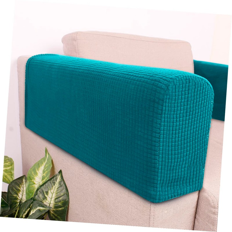 Ciieeo 6pcs Elastic Sofa Armrest Covers Soft Arm Rest Protectors