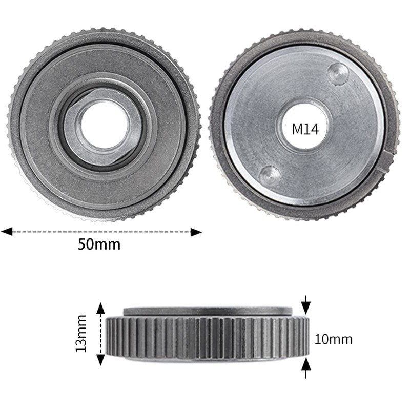 Bestgle M14 Thread Self-locking Pressure Plate Replacement Quick Release Flange