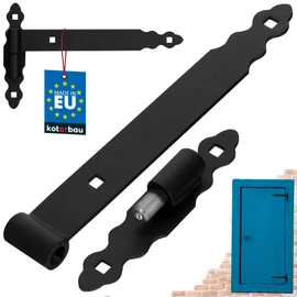 KOTARBAU® Shutter Hinge Hinge Tape Roll Ball Gate Hinge Door Hinge Garden Gate Hinge Shutter Hinge Left Right Top 300 mm