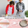 Tiudium 5 Pairs Clay Rolling Pin Guides for Dough Thickness