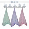 QCS Towel - Pack of 10 Colured Check Tea Towels