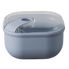 OMADA Design - 0.4 L Small airtight Food Container with Transparent lid - Made in Italy - Pull Box line