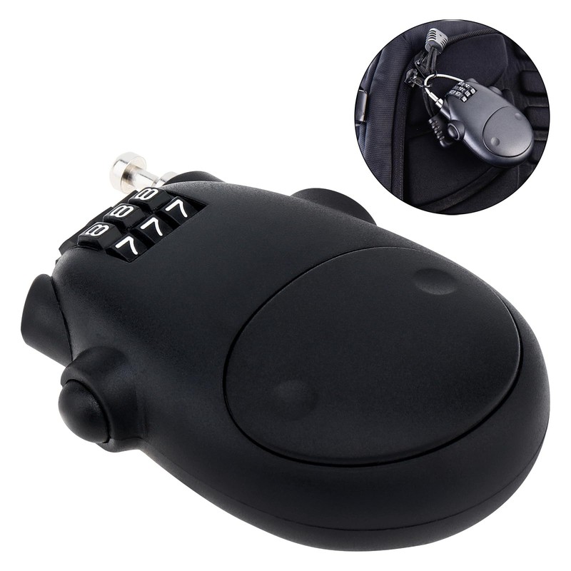 HOJLKLD Combination Cable Lock, Cable Luggage Locks with 30 inch