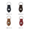 H.N.Z kil-023a Keychain, Genuine Leather, Italian Leather, Studs, Men's, Black,