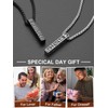 ChainsProMax Mens Black Necklaces Protection Necklace Cool Necklaces for Men