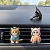 2D Cute Cat Car Air Freshener Vent Clip for Car