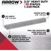 Arrow 506 T50 Heavy Duty Staples, 3/8-Inch Leg Length, 3/8-Inch