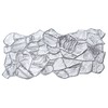 Dundee Deco 3D Wall Panels - White Charcoal Faux Stone