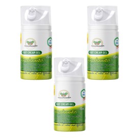 VARICOBOOSTER Gel Foot Cream 3x75ml, 25+ carefully selected ingredients, new improved formula for feet based on natural components, nova bottle Airless-Pumpe