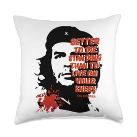 Che Guevara. Better To Die Standing. Throw Pillow