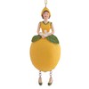 ROSEMARIE SCHULZ Heidelberg Flower Girl Figurine Lemon Sculpture for Hanging